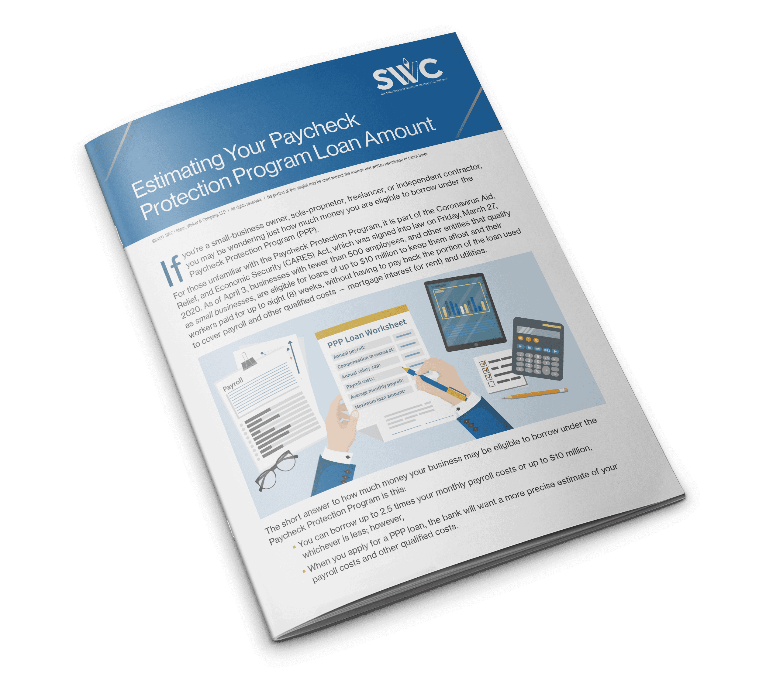SWC Topic Singlette: Estimating Your PPP Loan Amount