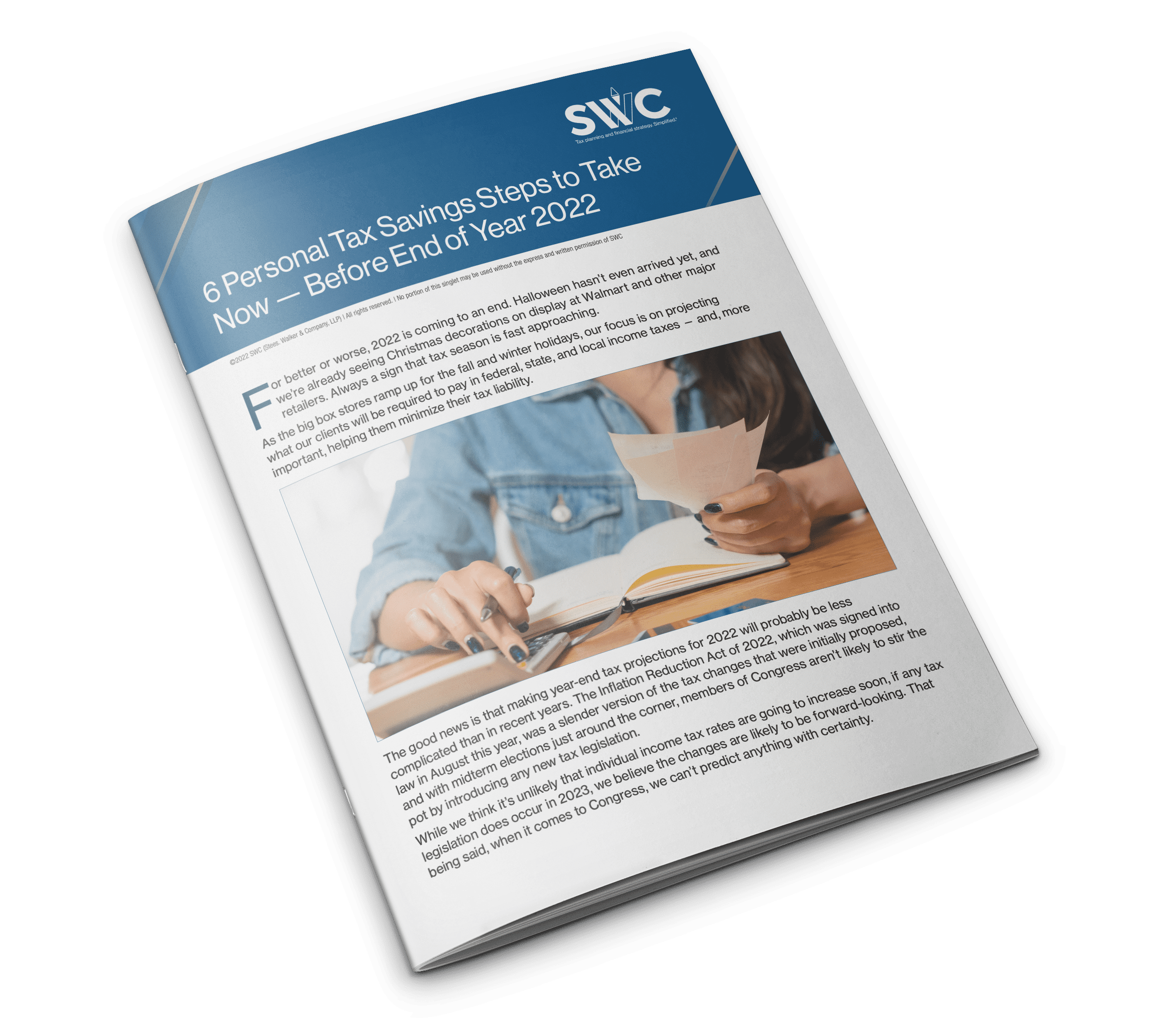 6 Personal Tax Savings Steps to Take Now — Before End of Year 2022 Thumbnail