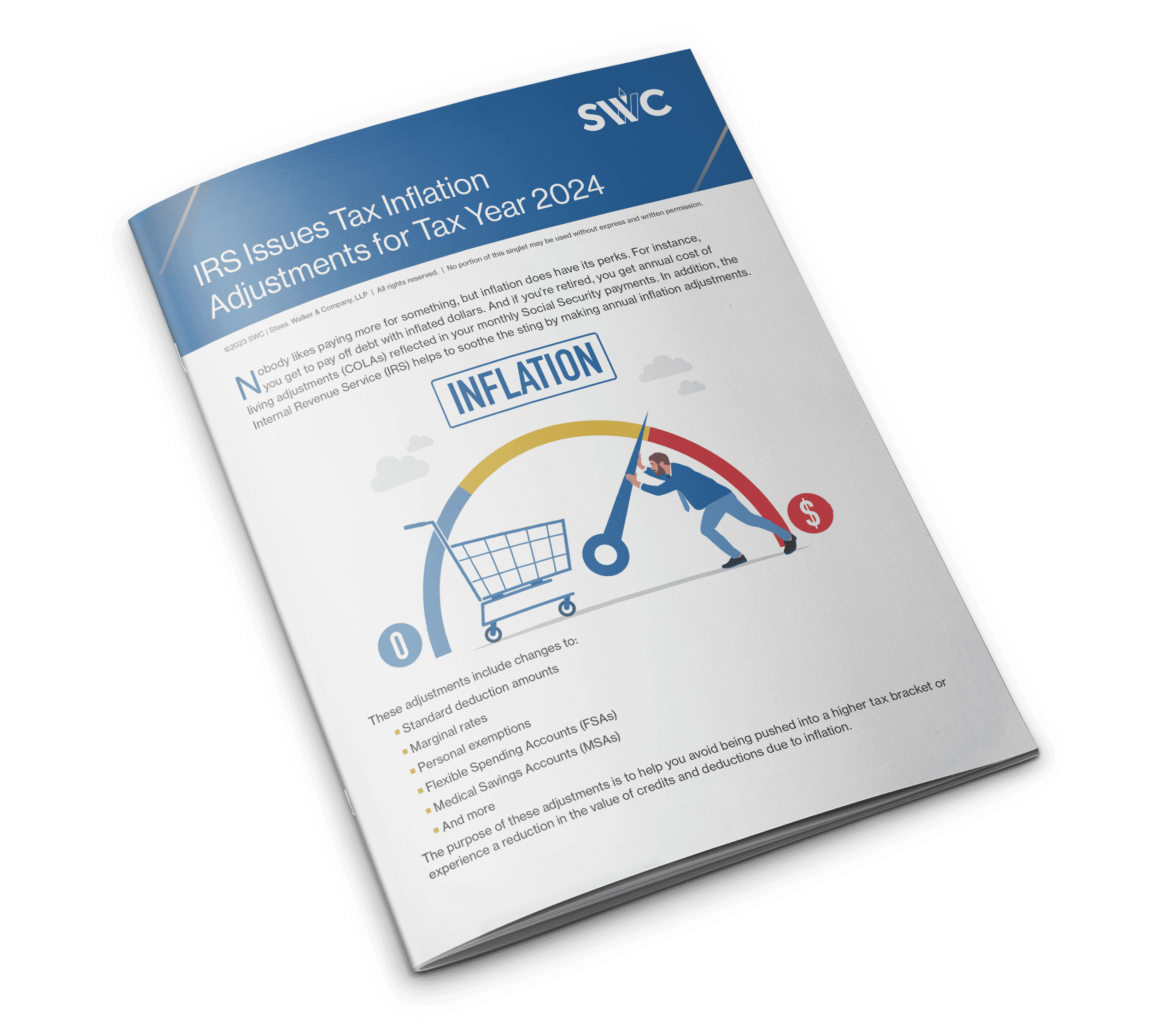 IRS Issues Tax Inflation Adjustments for Tax Year 2024