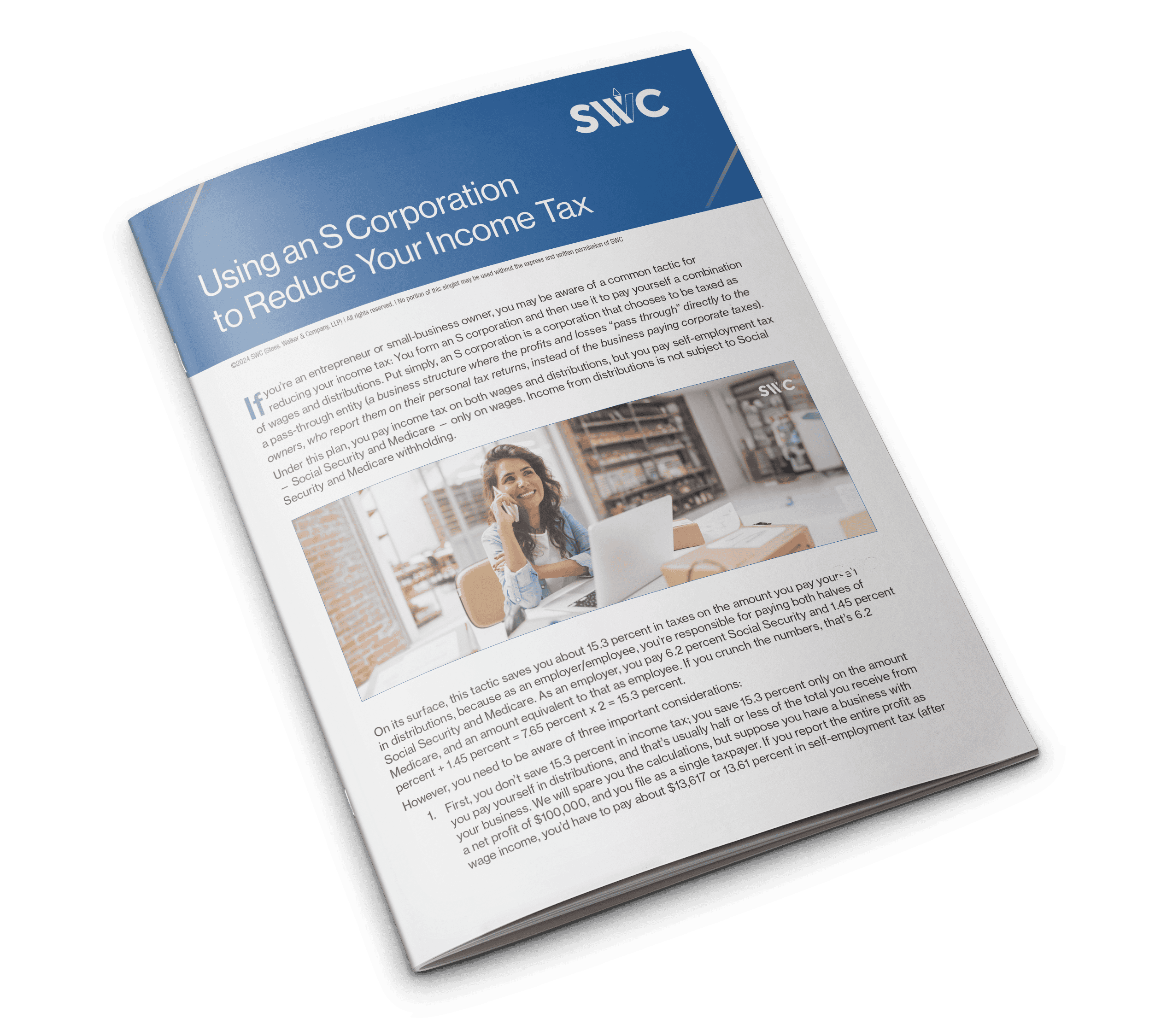 Using an S Corporation to Reduce Your Income Tax