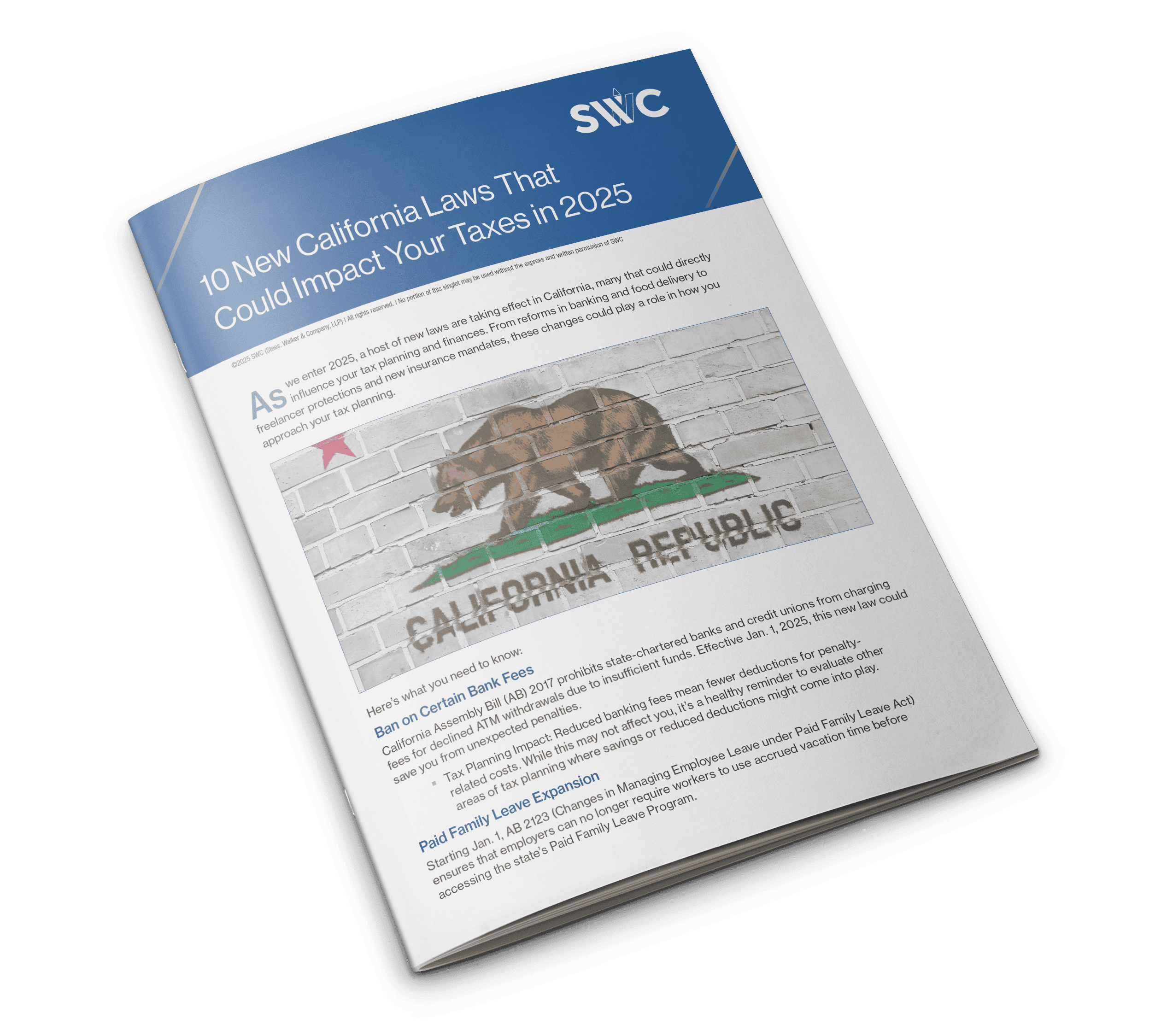 10 New California Laws That Could Impact Your Taxes in 2025