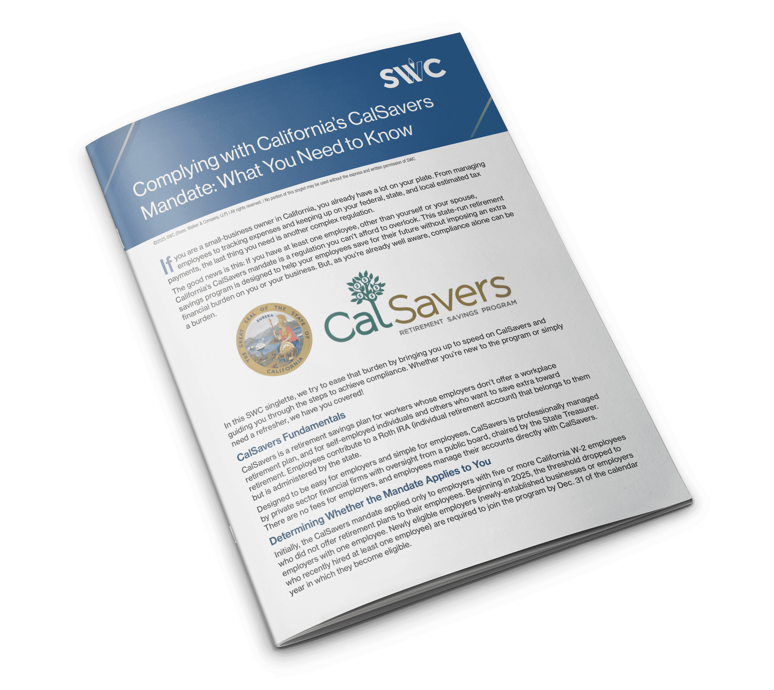 Complying with California’s CalSavers Mandate: What You Need to Know