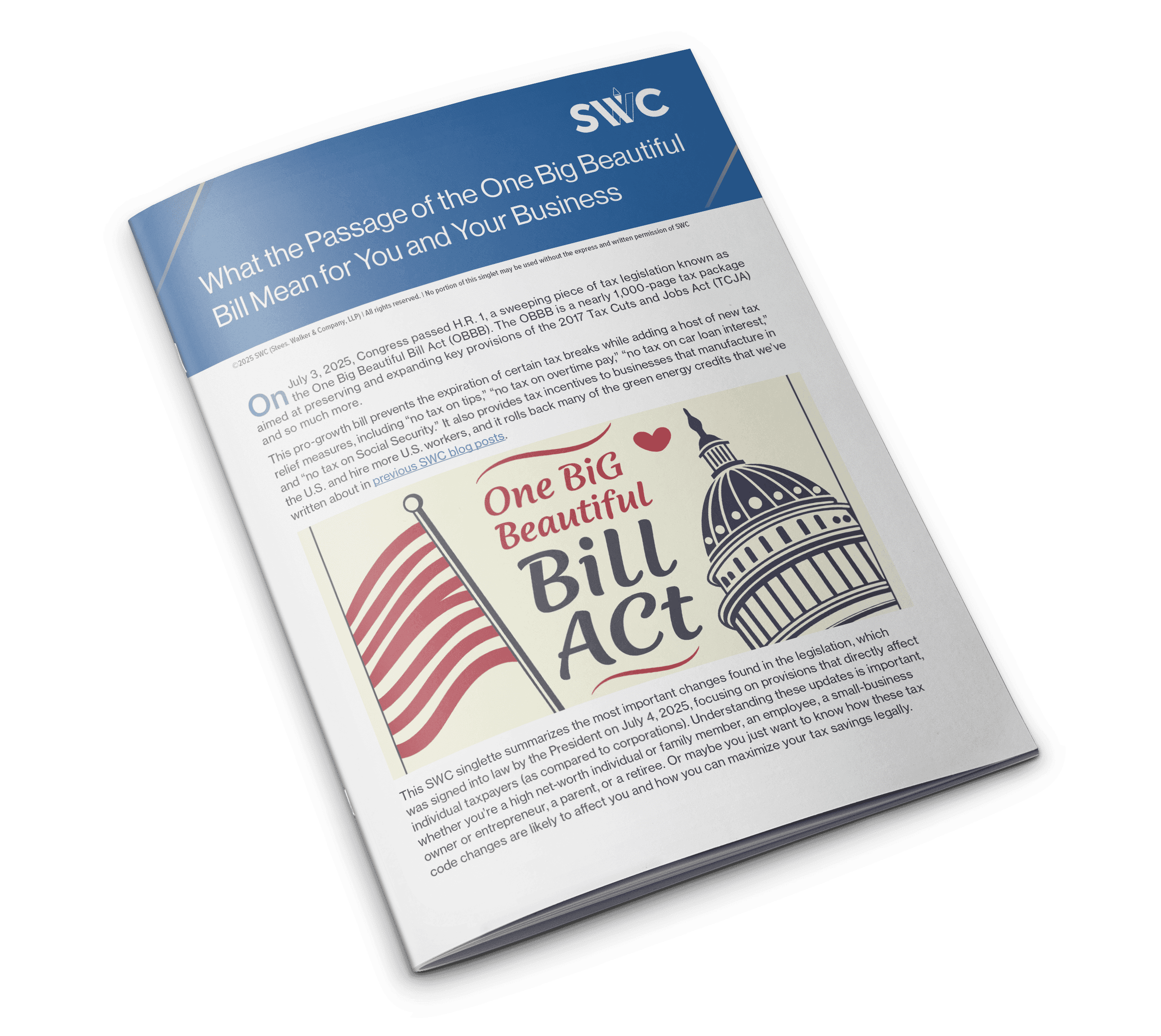 What the Passage of the One Big Beautiful Bill Means for You and Your Business